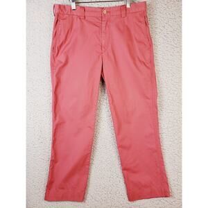 Polo Ralph Lauren Chino Pants Mens 33x28 Sporting Club Senior Class Salmon
